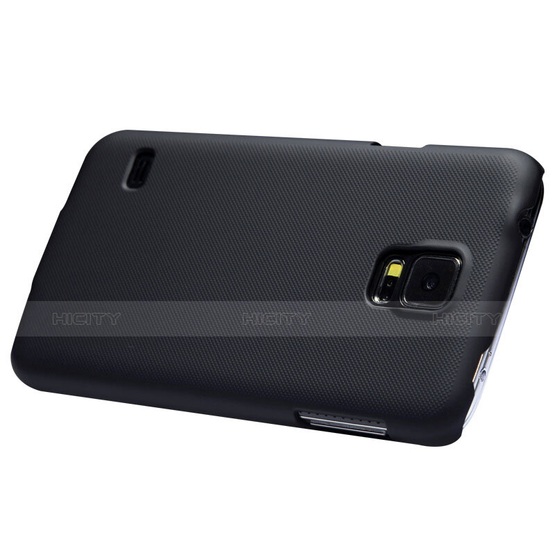 Carcasa Dura Plastico Rigida Mate M02 para Samsung Galaxy S5 G900F G903F Negro