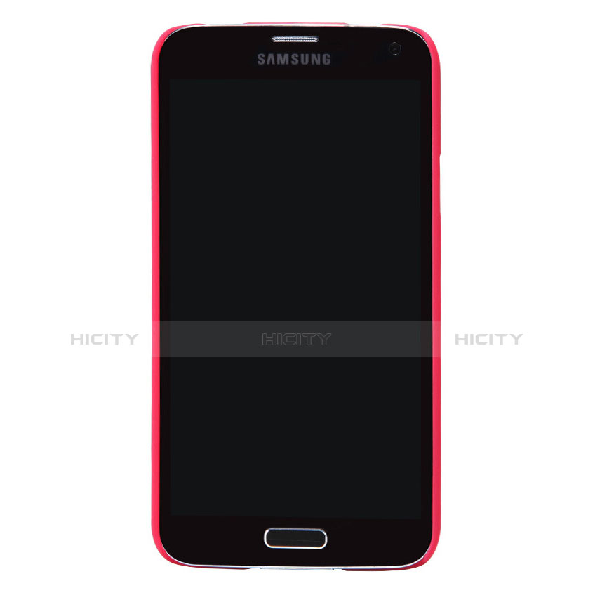 Carcasa Dura Plastico Rigida Mate M02 para Samsung Galaxy S5 G900F G903F Rojo