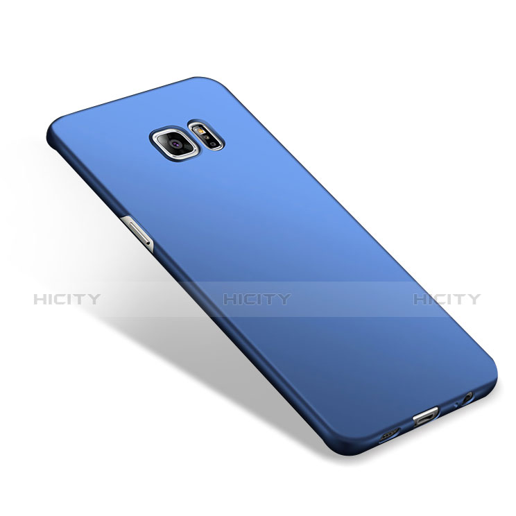 Carcasa Dura Plastico Rigida Mate M02 para Samsung Galaxy S6 Duos SM-G920F G9200 Azul