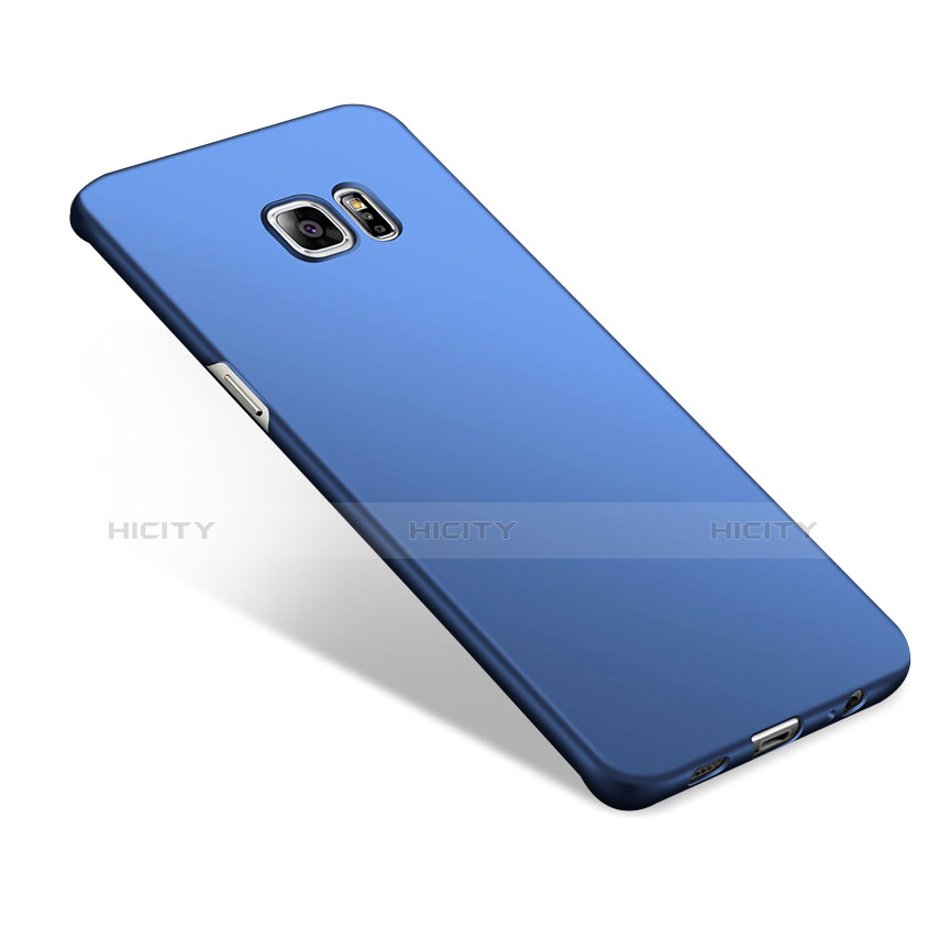 Carcasa Dura Plastico Rigida Mate M02 para Samsung Galaxy S6 Edge+ Plus SM-G928F Azul