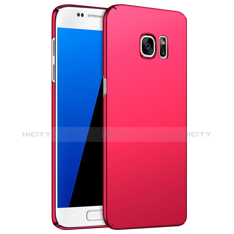 Carcasa Dura Plastico Rigida Mate M02 para Samsung Galaxy S7 G930F G930FD Rojo