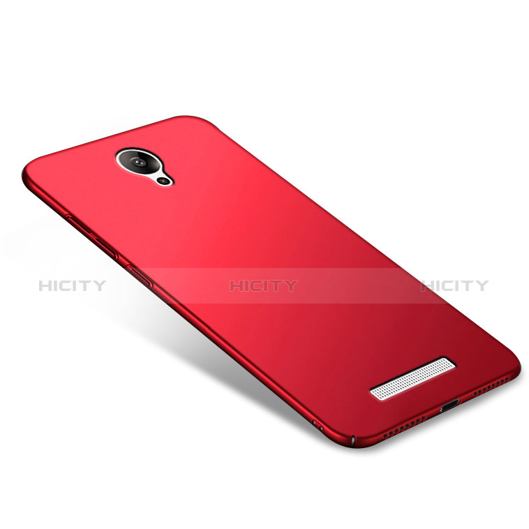 Carcasa Dura Plastico Rigida Mate M02 para Xiaomi Redmi Note 2 Rojo
