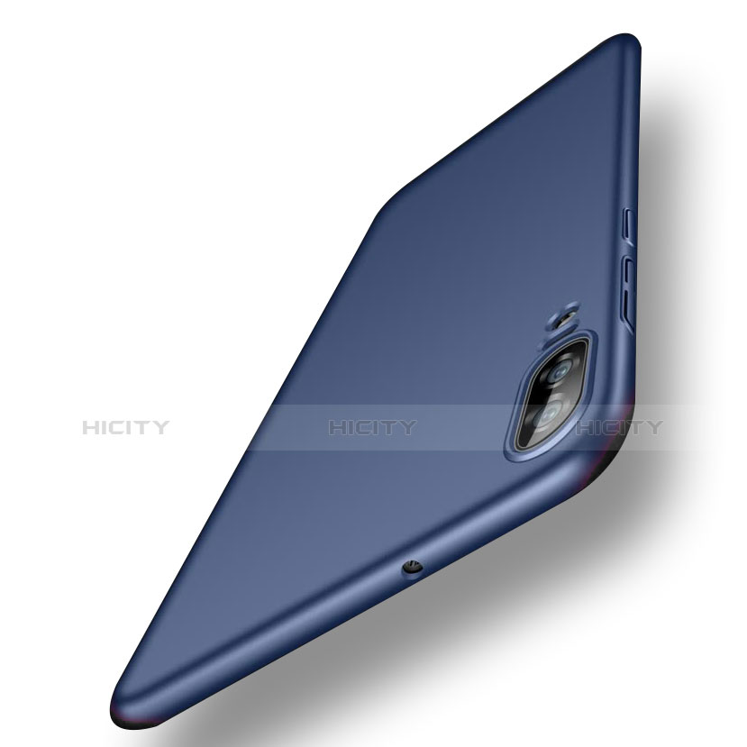 Carcasa Dura Plastico Rigida Mate M03 para Huawei P20 Azul