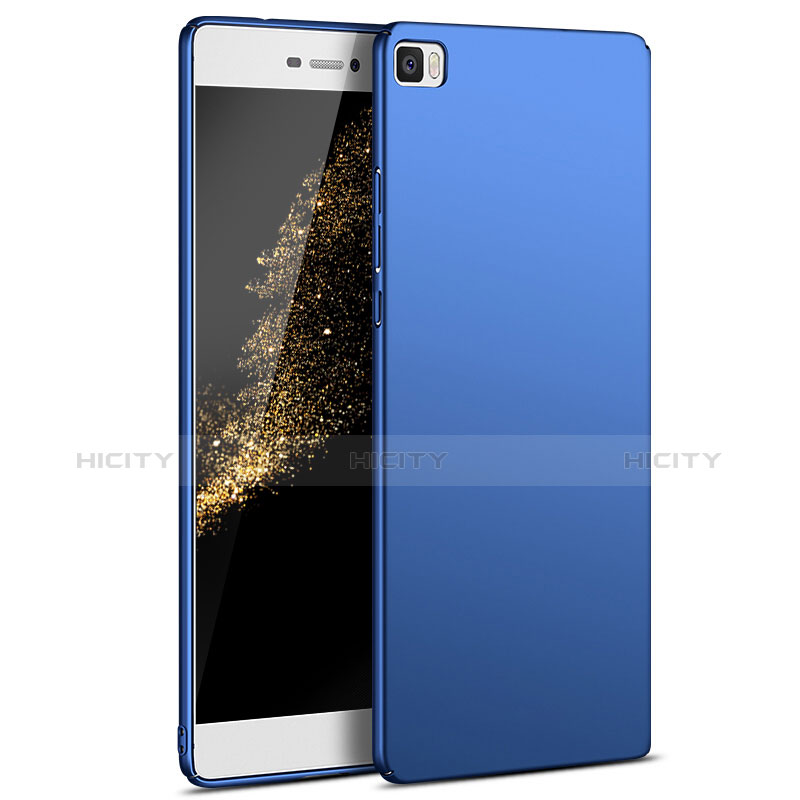 Carcasa Dura Plastico Rigida Mate M03 para Huawei P8 Lite Azul