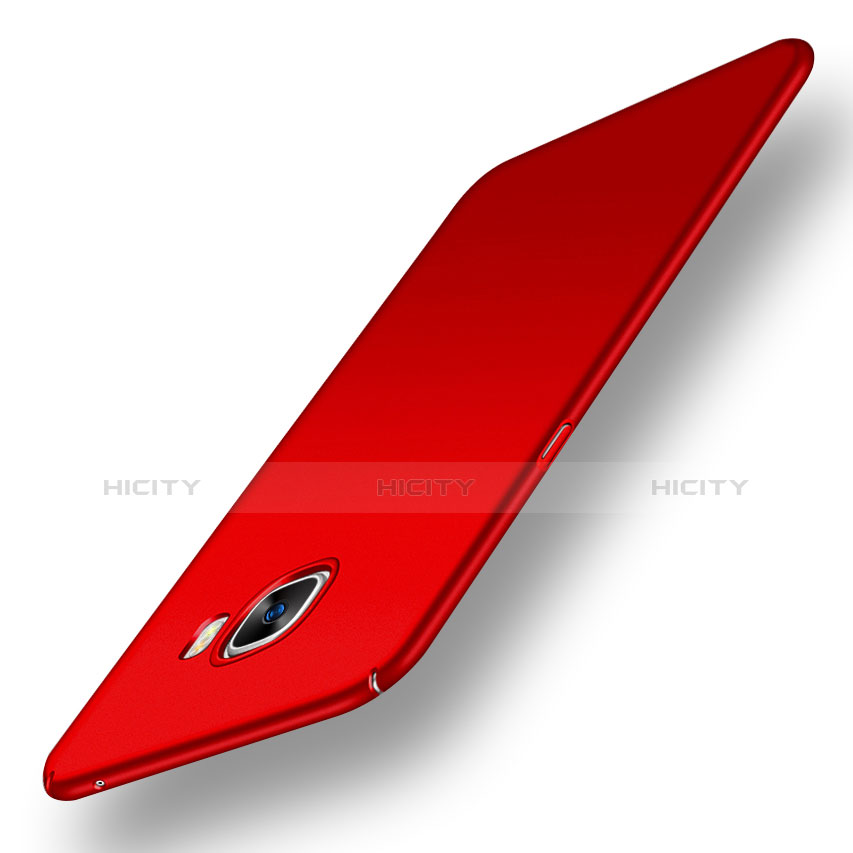 Carcasa Dura Plastico Rigida Mate M03 para Samsung Galaxy C7 SM-C7000 Rojo