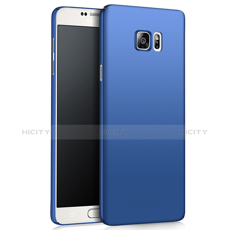 Carcasa Dura Plastico Rigida Mate M03 para Samsung Galaxy Note 5 N9200 N920 N920F Azul