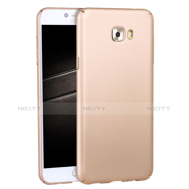 Carcasa Dura Plastico Rigida Mate M04 para Samsung Galaxy C5 Pro C5010 Oro