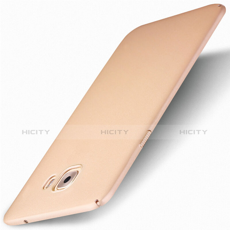 Carcasa Dura Plastico Rigida Mate M04 para Samsung Galaxy C7 Pro C7010 Oro