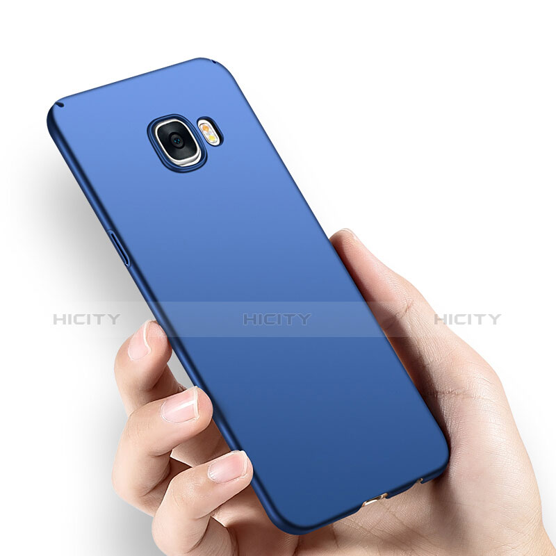 Carcasa Dura Plastico Rigida Mate M05 para Samsung Galaxy C7 SM-C7000 Azul