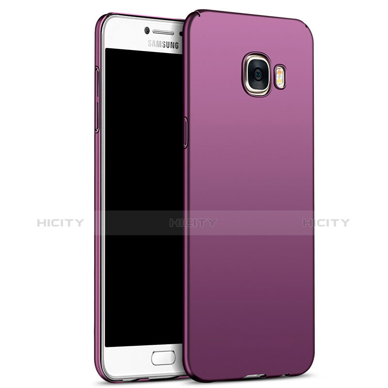 Carcasa Dura Plastico Rigida Mate M05 para Samsung Galaxy C7 SM-C7000 Morado