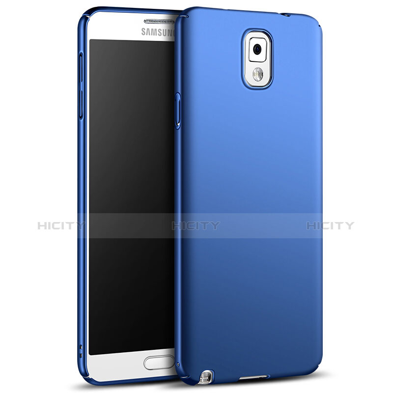 Carcasa Dura Plastico Rigida Mate M05 para Samsung Galaxy Note 3 N9000 Azul