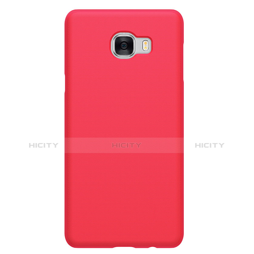Carcasa Dura Plastico Rigida Mate M08 para Samsung Galaxy C5 SM-C5000 Rojo