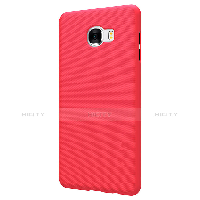 Carcasa Dura Plastico Rigida Mate M08 para Samsung Galaxy C5 SM-C5000 Rojo