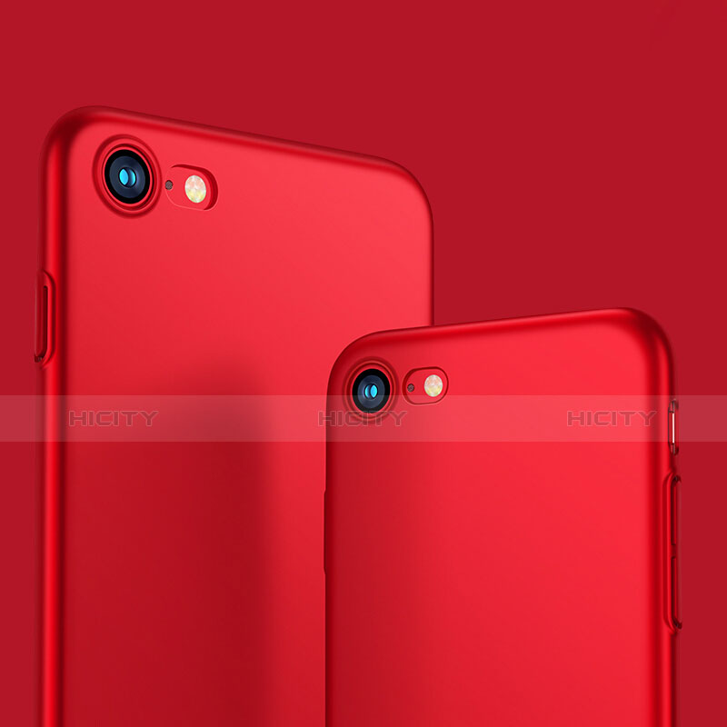 Carcasa Dura Plastico Rigida Mate M10 para Apple iPhone 7 Rojo