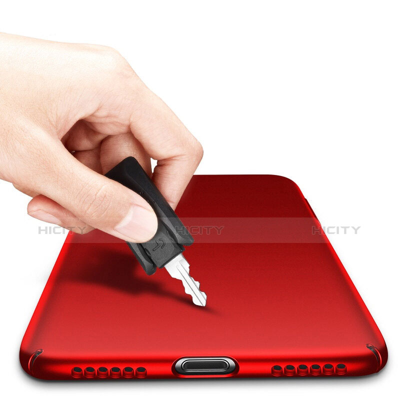 Carcasa Dura Plastico Rigida Mate M10 para Apple iPhone 7 Rojo