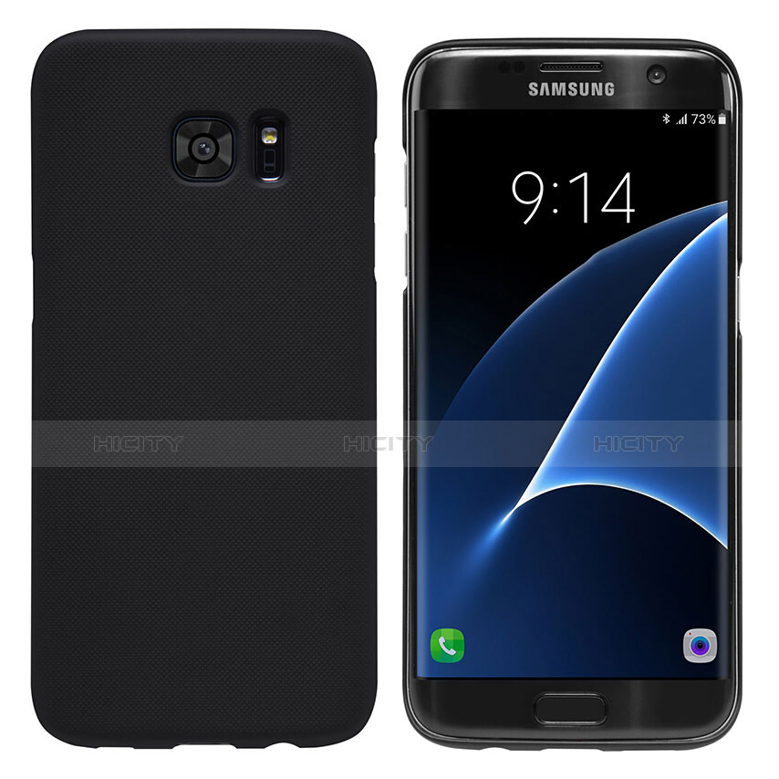 Carcasa Dura Plastico Rigida Mate M10 para Samsung Galaxy S7 Edge G935F Negro