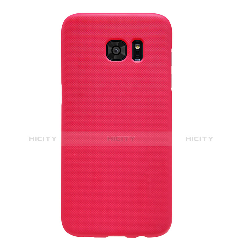Carcasa Dura Plastico Rigida Mate M10 para Samsung Galaxy S7 Edge G935F Rojo