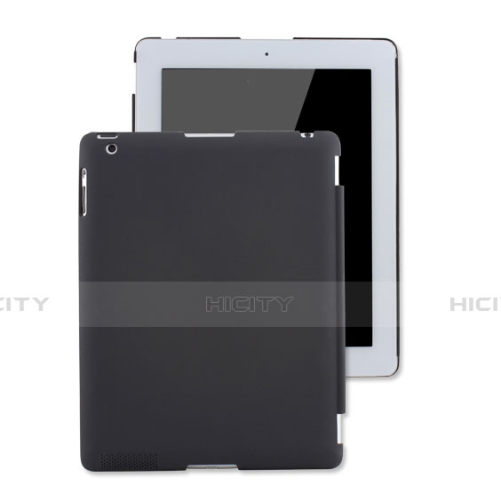 Carcasa Dura Plastico Rigida Mate para Apple iPad 3 Negro