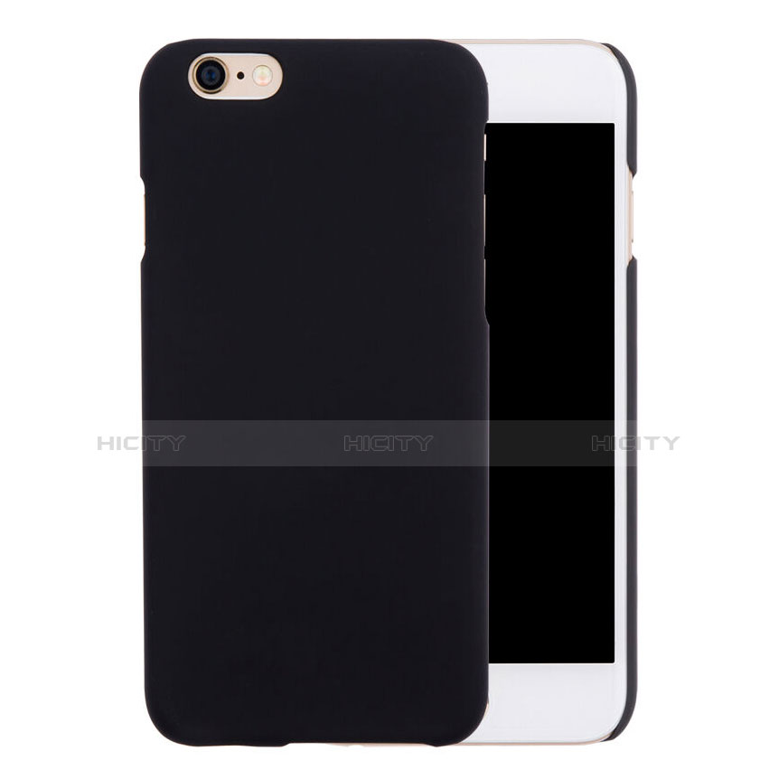 Carcasa Dura Plastico Rigida Mate para Apple iPhone 6S Plus Negro