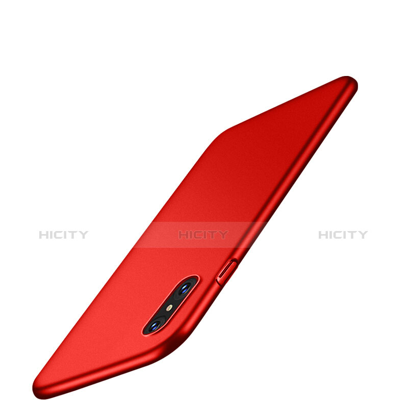 Carcasa Dura Plastico Rigida Mate para Apple iPhone X Rojo