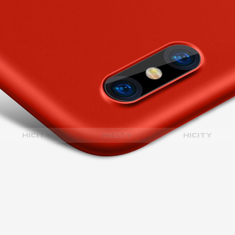 Carcasa Dura Plastico Rigida Mate para Apple iPhone X Rojo