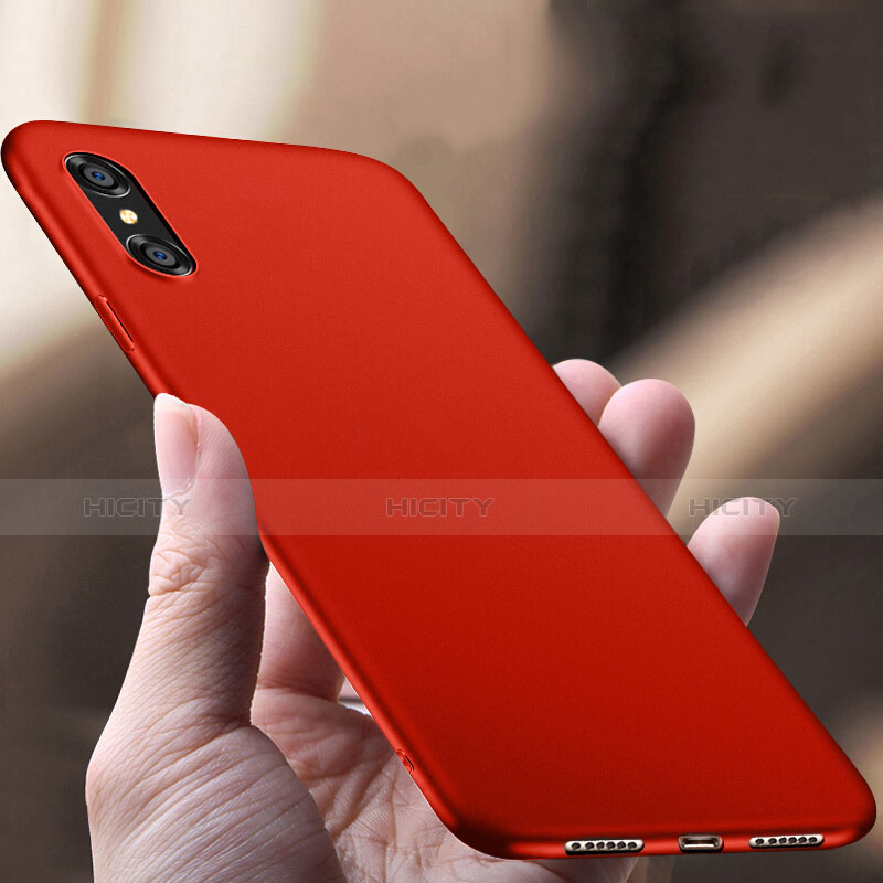Carcasa Dura Plastico Rigida Mate para Apple iPhone Xs Max Rojo
