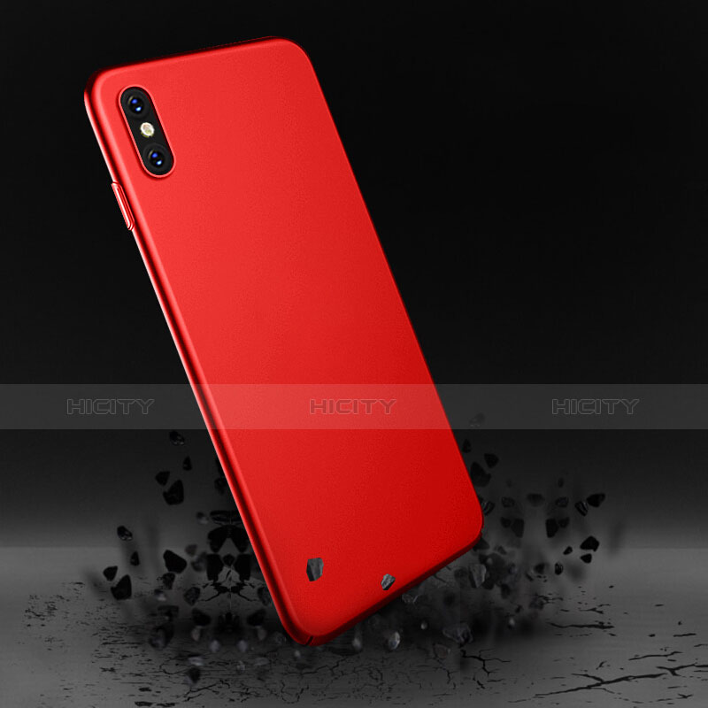 Carcasa Dura Plastico Rigida Mate para Apple iPhone Xs Rojo