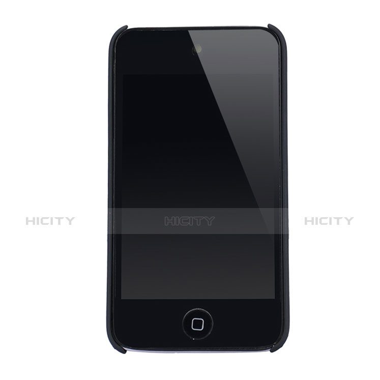 Carcasa Dura Plastico Rigida Mate para Apple iPod Touch 4 Negro