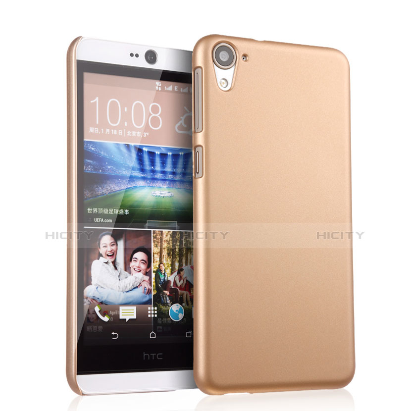 Carcasa Dura Plastico Rigida Mate para HTC Desire 826 826T 826W Oro