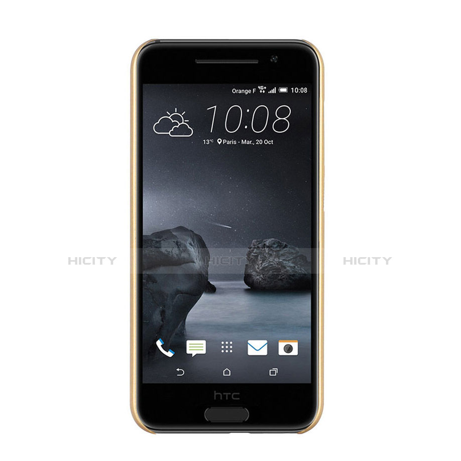 Carcasa Dura Plastico Rigida Mate para HTC One A9 Oro