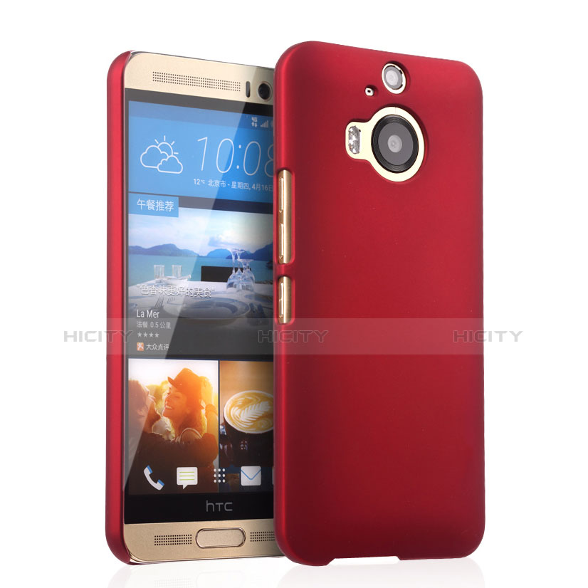 Carcasa Dura Plastico Rigida Mate para HTC One M9 Plus Rojo