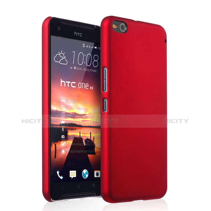 Carcasa Dura Plastico Rigida Mate para HTC One X9 Rojo