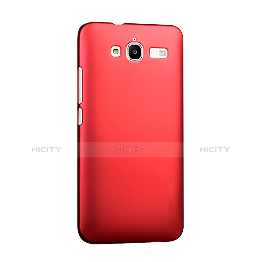 Carcasa Dura Plastico Rigida Mate para Huawei Ascend GX1 Rojo