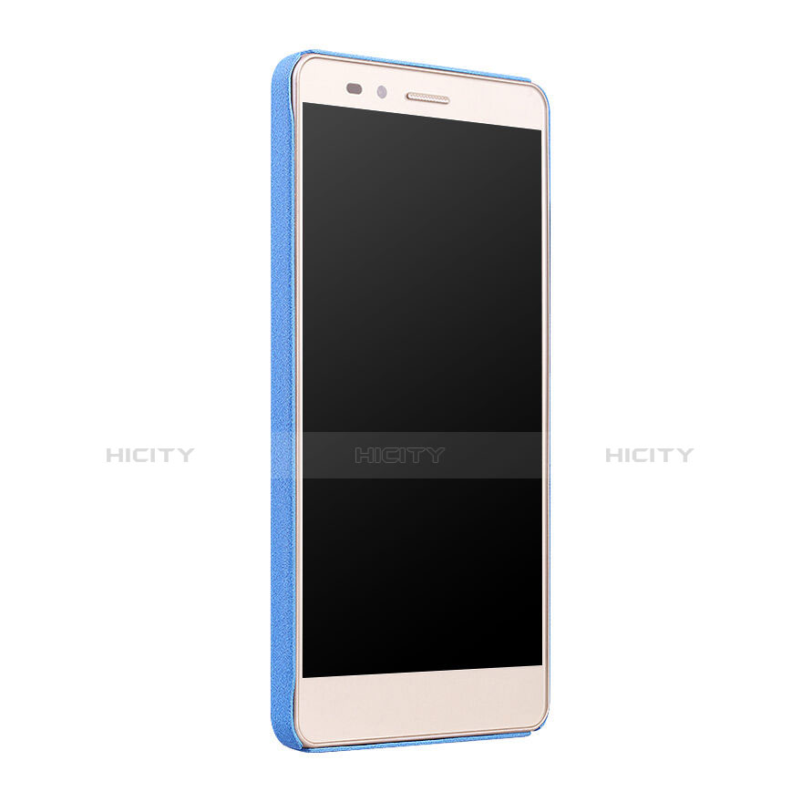 Carcasa Dura Plastico Rigida Mate para Huawei GR5 Azul Cielo