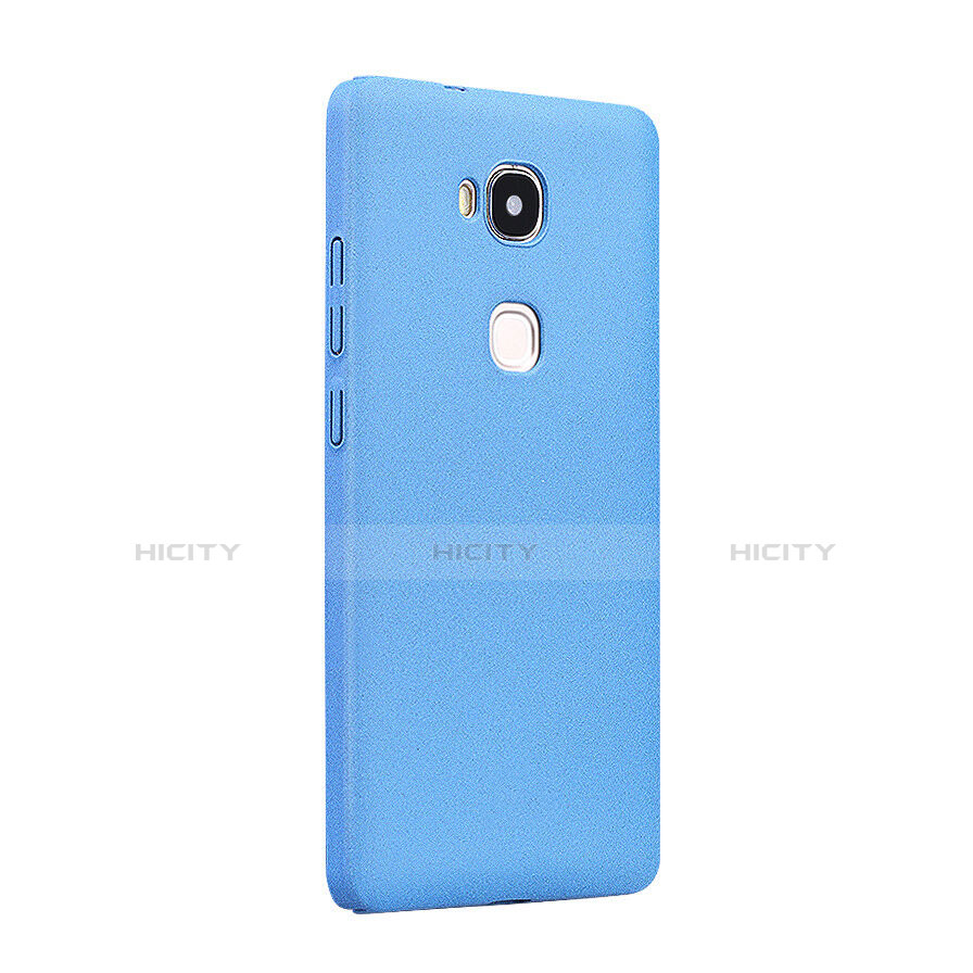 Carcasa Dura Plastico Rigida Mate para Huawei GR5 Azul Cielo