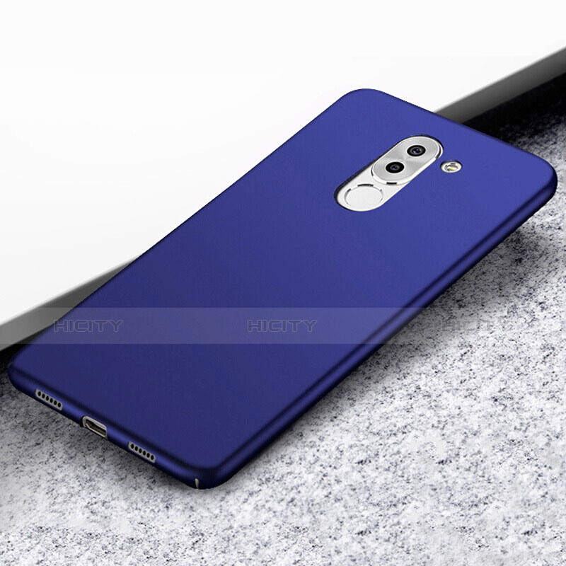 Carcasa Dura Plastico Rigida Mate para Huawei Honor 6X Pro Azul