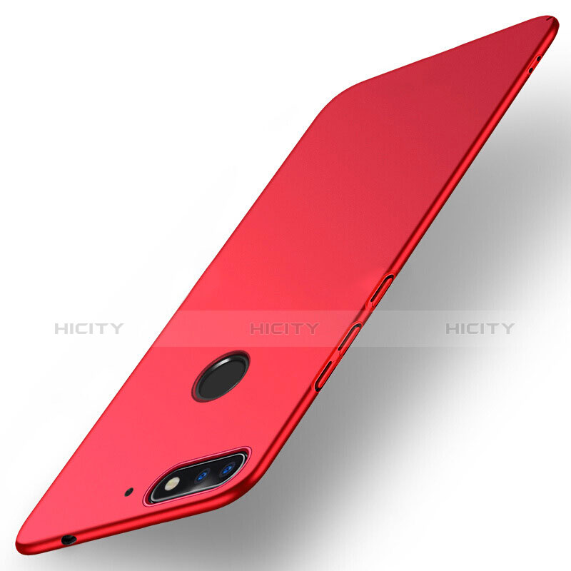 Carcasa Dura Plastico Rigida Mate para Huawei Honor Play 7A Rojo