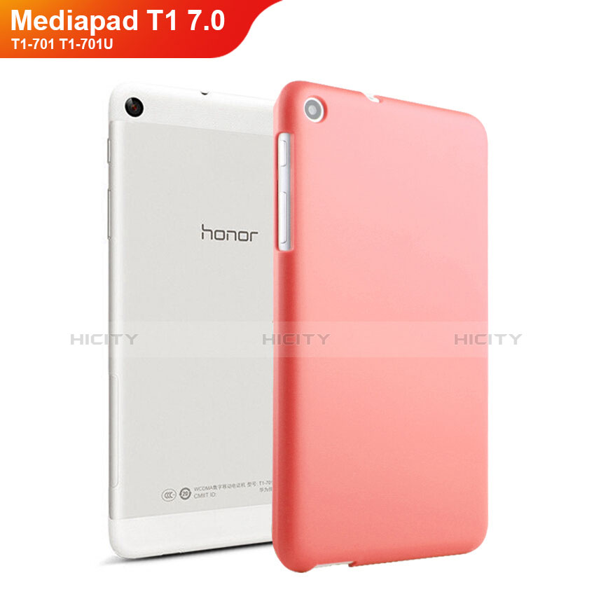 Carcasa Dura Plastico Rigida Mate para Huawei Mediapad T2 7.0 BGO-DL09 BGO-L03 Rojo