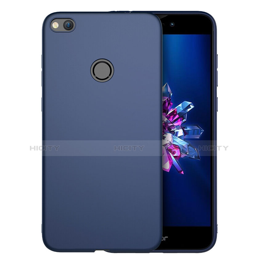 Carcasa Dura Plastico Rigida Mate para Huawei P8 Lite (2017) Azul