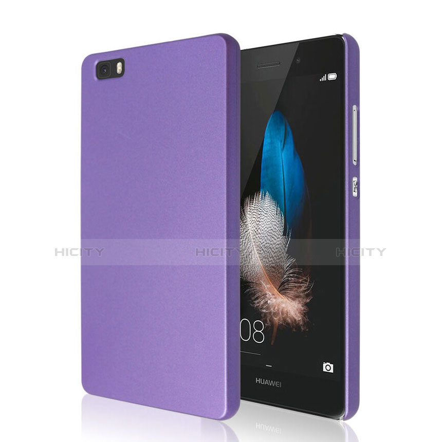 Carcasa Dura Plastico Rigida Mate para Huawei P8 Lite Morado