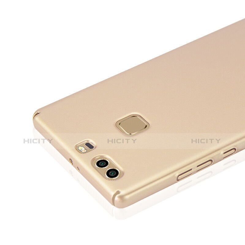 Carcasa Dura Plastico Rigida Mate para Huawei P9 Oro