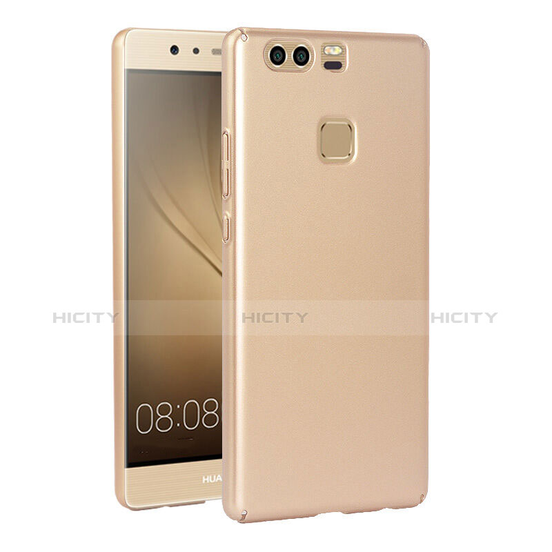 Carcasa Dura Plastico Rigida Mate para Huawei P9 Plus Oro