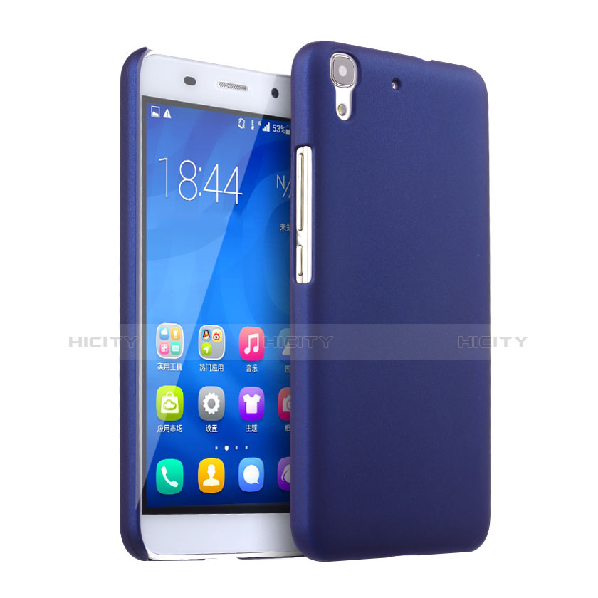 Carcasa Dura Plastico Rigida Mate para Huawei Y6 Azul