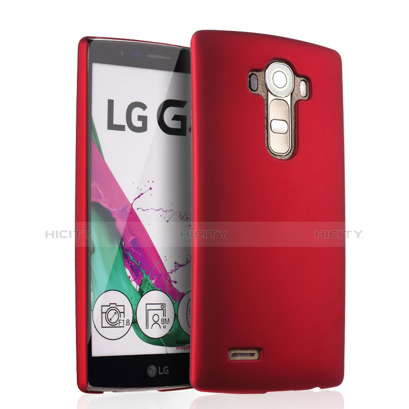Carcasa Dura Plastico Rigida Mate para LG G4 Rojo