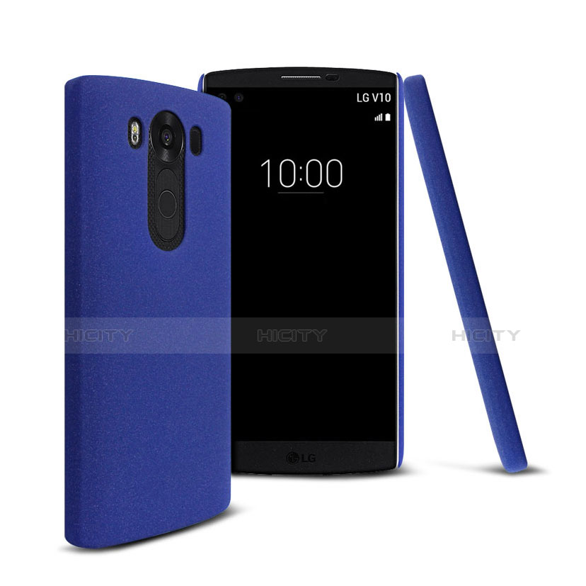 Carcasa Dura Plastico Rigida Mate para LG V10 Azul