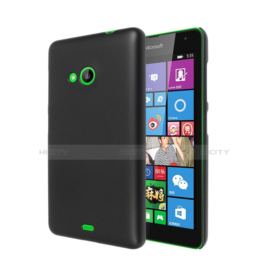 Carcasa Dura Plastico Rigida Mate para Microsoft Lumia 535 Negro