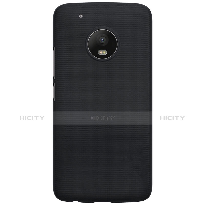 Carcasa Dura Plastico Rigida Mate para Motorola Moto G5 Plus Negro