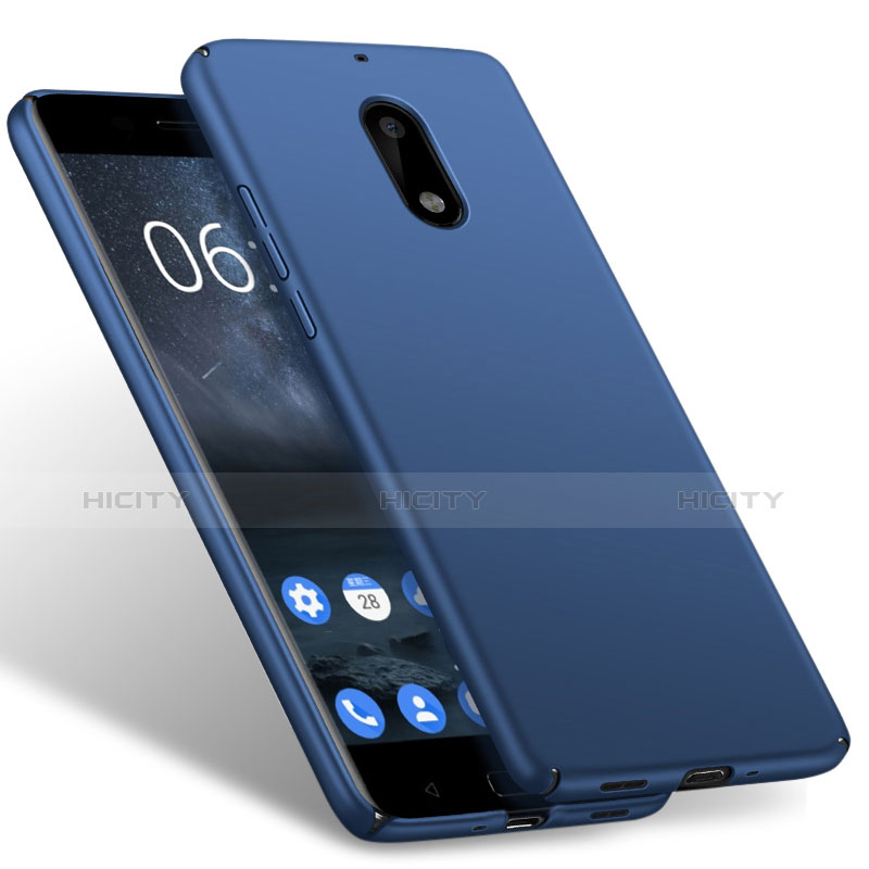 Carcasa Dura Plastico Rigida Mate para Nokia 6 Azul