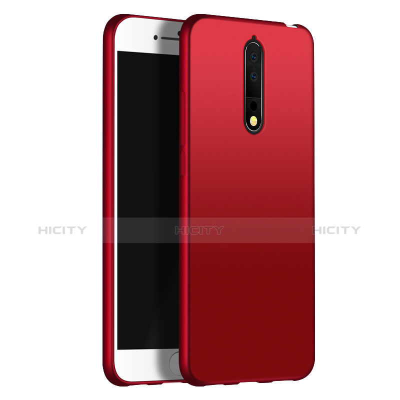 Carcasa Dura Plastico Rigida Mate para Nokia 8 Rojo