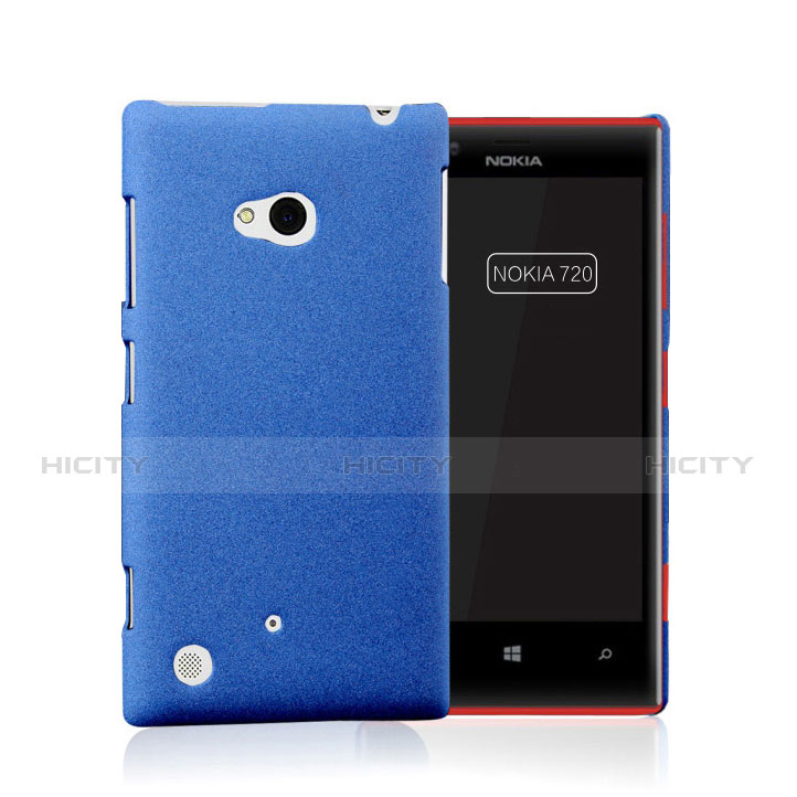 Carcasa Dura Plastico Rigida Mate para Nokia Lumia 720 Azul